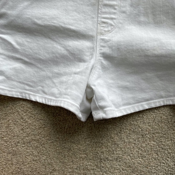 Frame Le Garcon White Short Overalls, M - Picture 11 of 13